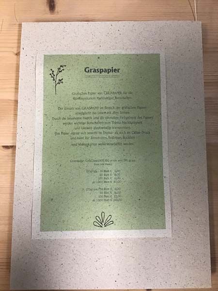 Graspapier, Format A4